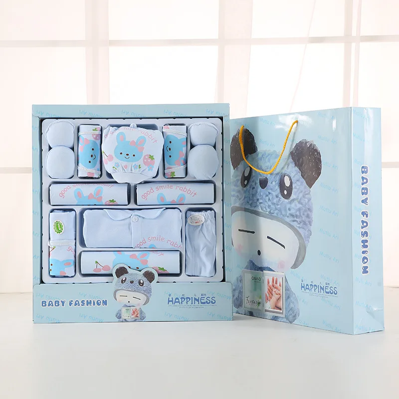 2021 New Arrival Cotton Baby Clothes Newborn Gift Box Set Full Moon