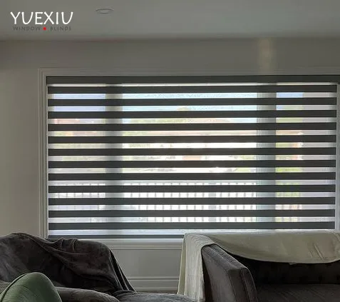 Custom Google Home App Remote Control 38Mm Australia Style Blackout Curtain Electric Motor Roller Zebra Blind