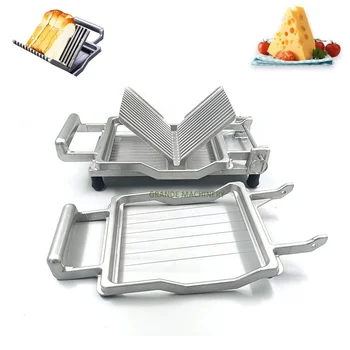New Manual Cheese Slicer Stainless Steel Tofu Bread Toast Slicing Machine at Price for Bakery Flour Mill Winery
