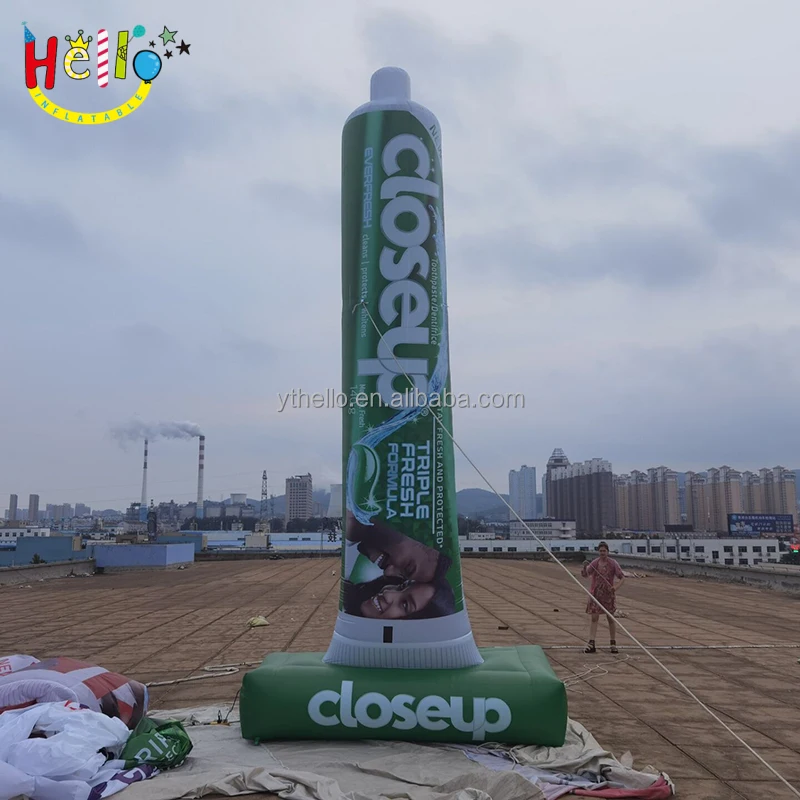Promotional Advertising Inflatable Toothpaste for Display