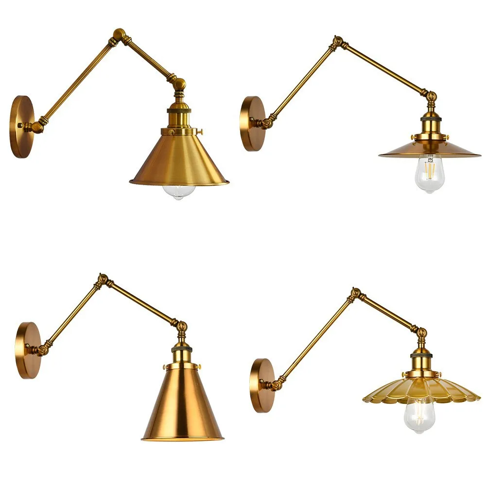 High Quality Industrial Indoor Lights Vintage Glass Wall Sconce Lamp