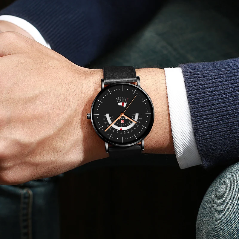 BELOHNUNG Herren uhr Mode Luxus Multifunktion Auto Date Week