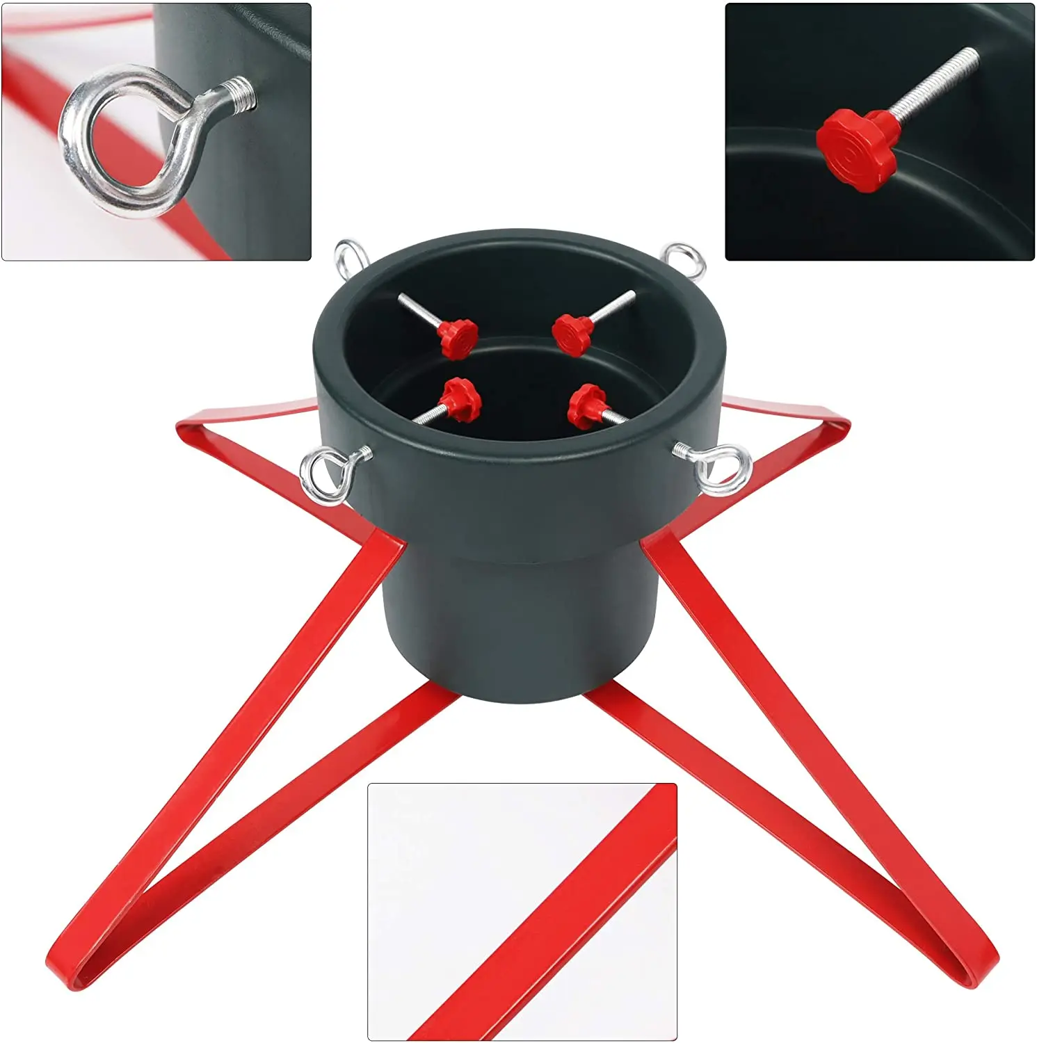 Decoration Real Metal Christmas Tree Stand for Live Tree