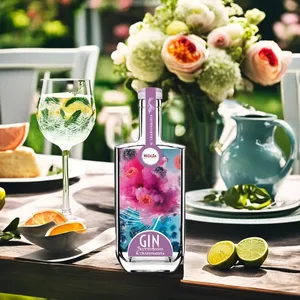 MAFALDA PASSION SPIRIT Custom Italy Gin 70cl Red Fruits Flavored Glass Packaged Spirits 42% Alcohol Content 6 Bottles for Party