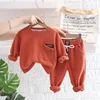 Waffe long sleeve orange