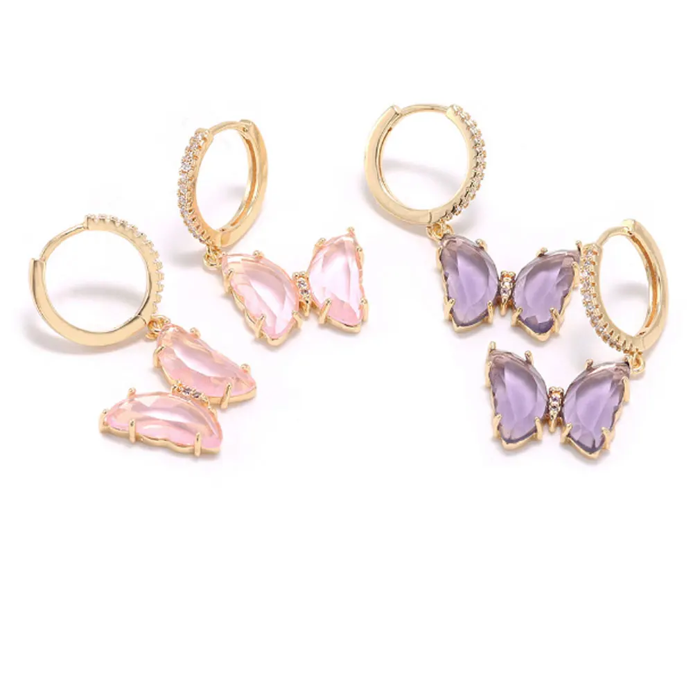 china open hoop huggie earrings supplier