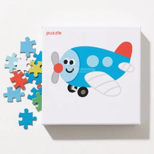 High Quality Custom Cartoon Anime Airplane Puzzle Avec Jouets Cardboard Shaped Jigsaw Puzzle for Children