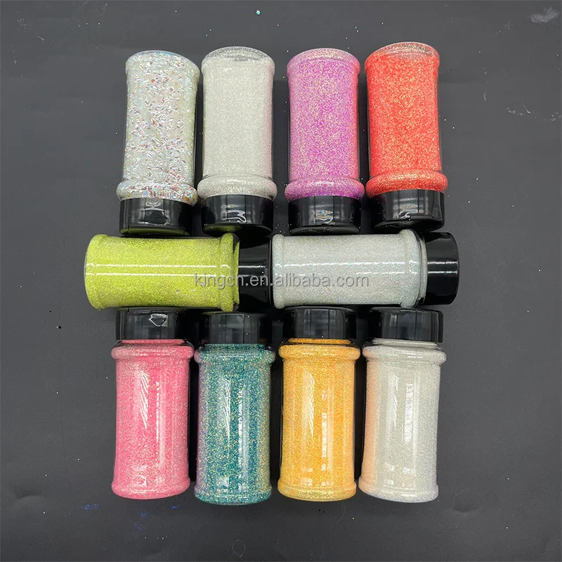 product bulk 2oz bags bubble beads glitter wholesale polyester glitter eco friendly for nails art resin crafts iridescent rainbow-12