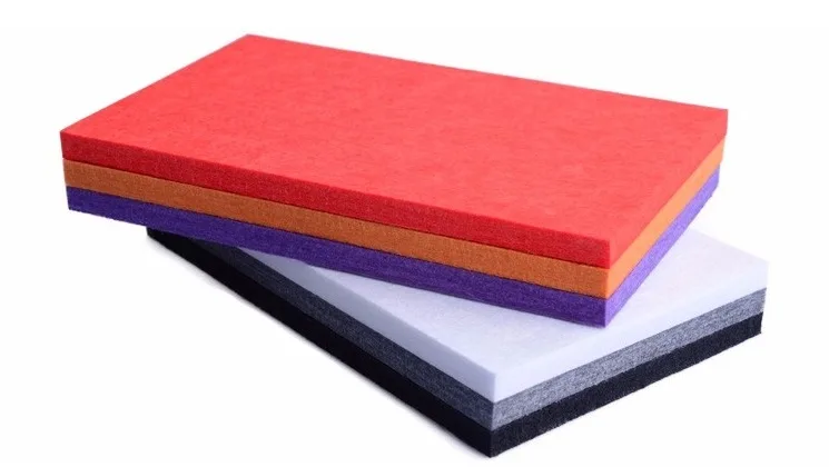 9mm Office Soundproof Pet Wall Panels Acoustic Wall Board Polyester ...