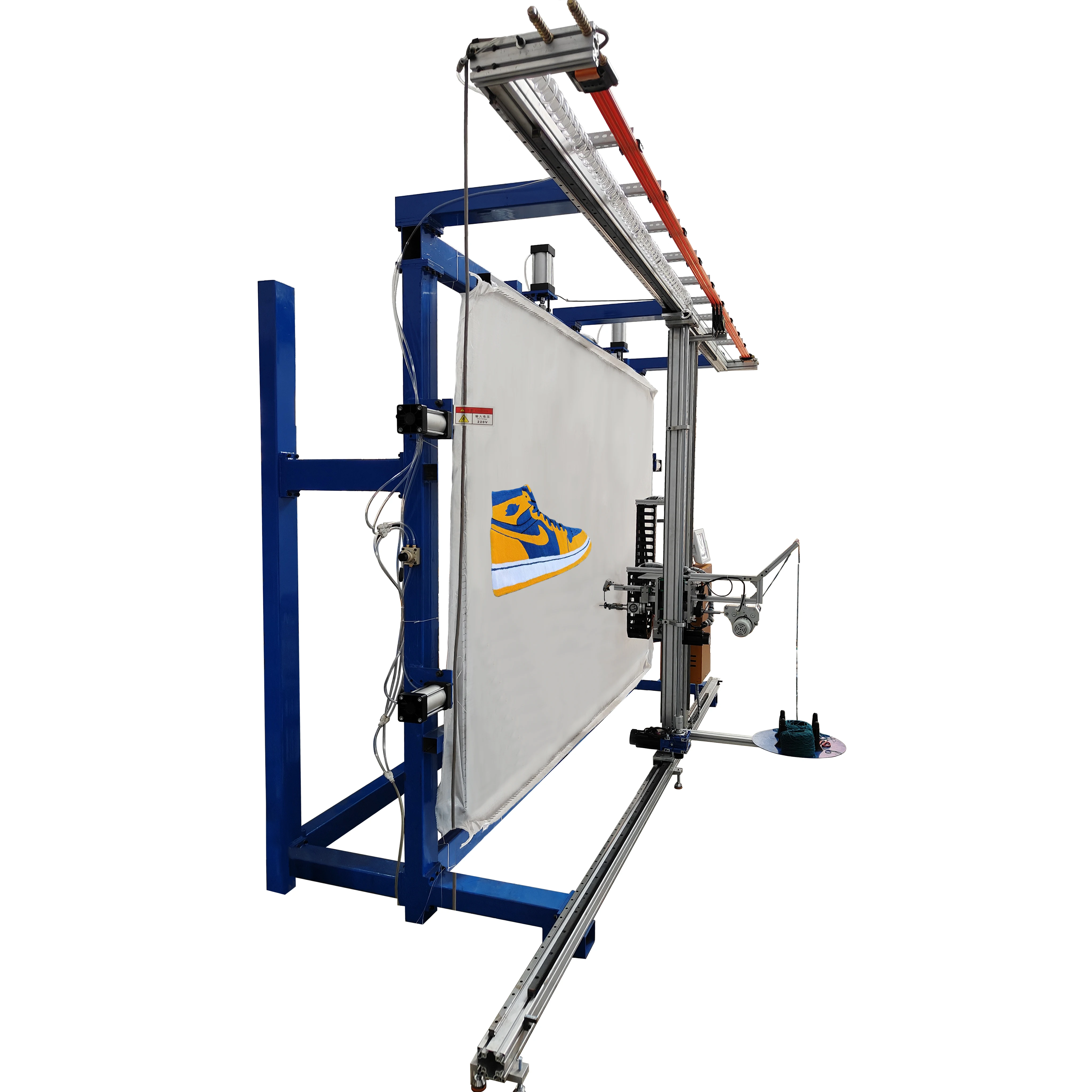 Automatic Robot 4 Meters Width Tufted Rug Carpet Tufting Machine