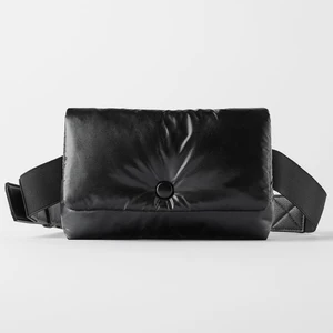 Custom Logo Black Women Fabric Belt Bum Bag Ladies Waist Money Pouch Fanny Pack