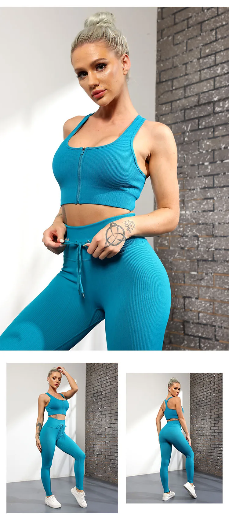 Women Custom Printed Gym Fitness Compression Workout Sport Seamless