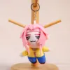 Pink Hair Yellow Dress Girl Figure 12cm/38g