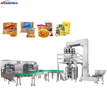 HANNPRO Automatic Stand Up Pouch Doypack Weighing Packing Machine Peanut Cashew Nuts Packaging Machine Packing Line