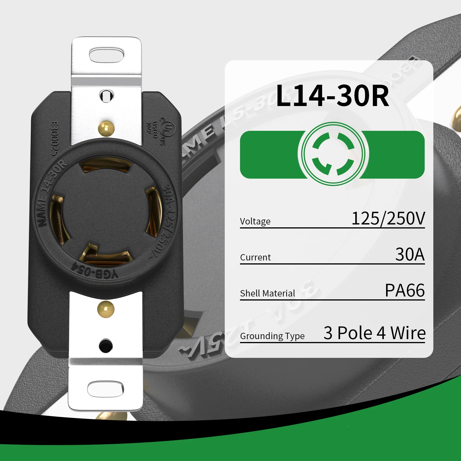 Nema L1430r Doityourself Installation Industrial Grade Locking