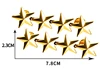 Gold 4 stars epaulettes