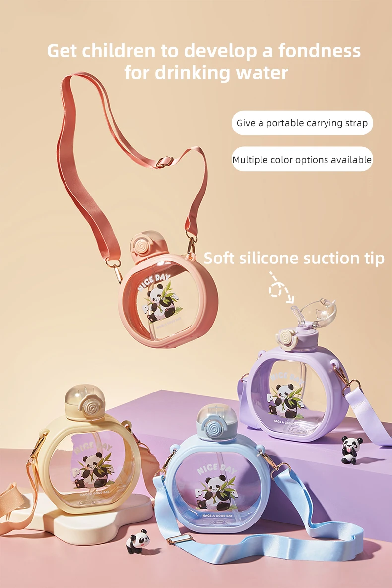 BPA-Free Large-Capacity Direct Drinking Water Bottle Children's High Value Plastic Drinkware for Outdoor Travel and School Use