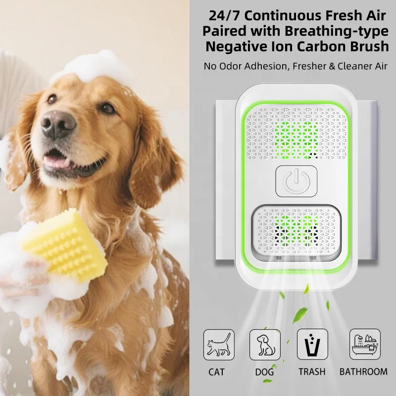Plug-in Wall Mounted Negative Ion Air Purifier Mini Silent Ion Generator for Home Bathroom Toilet Kitchen Remove Odor Smoke 6