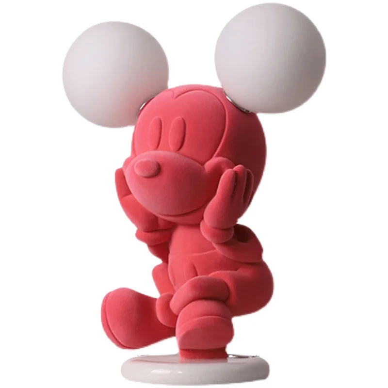 Decorative Mickey Mouse Shape Table Lamp Cartoon Kids Room Led Desk Lamp Hotel Bedside Nordic Modern Glass Table Lamp