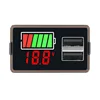 Doble USB rojo