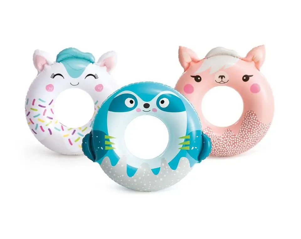 インテックス 59266 アニマルスイミングサークル 子供用浮き輪 可愛い