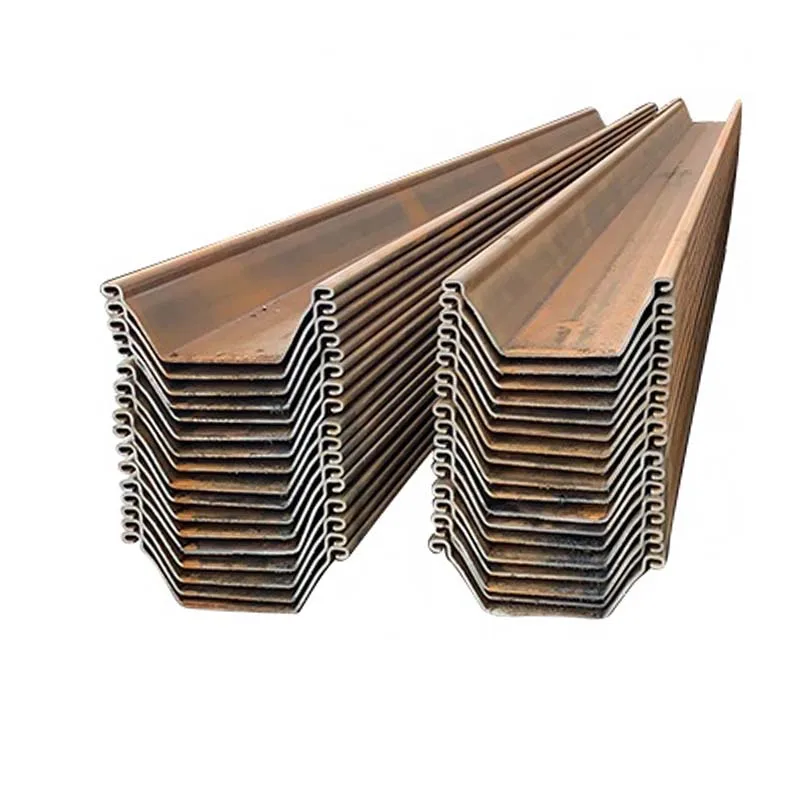 Low Price Used Sheet Pile Type 2 Chinese Manufacturer Used Steel Sheet Piling for Sale