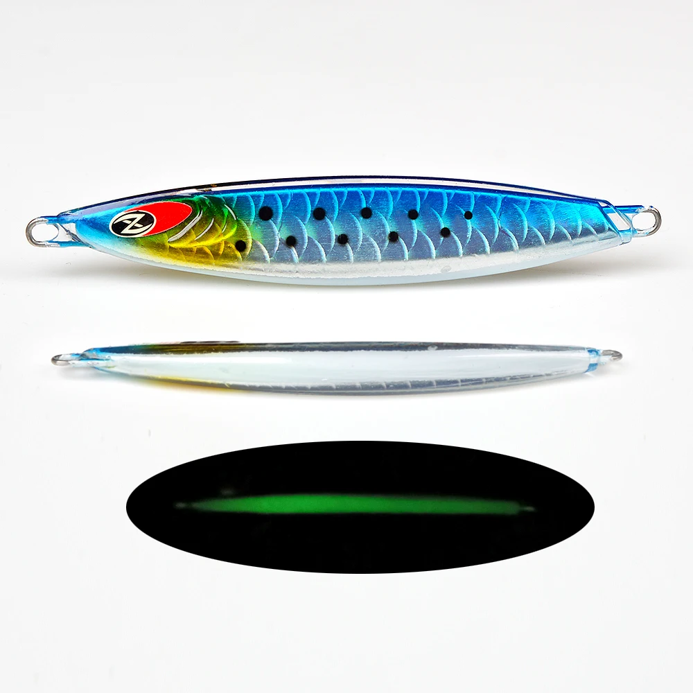 Toplure Wholesale 80mm 50g Custom Speed Metal Lead Jigs Sea Fishing