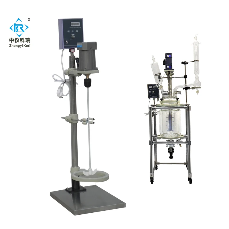Frame Stirrer Laboratory Industrial Reaction Kettle with Motor and PTFE for Mixing ...