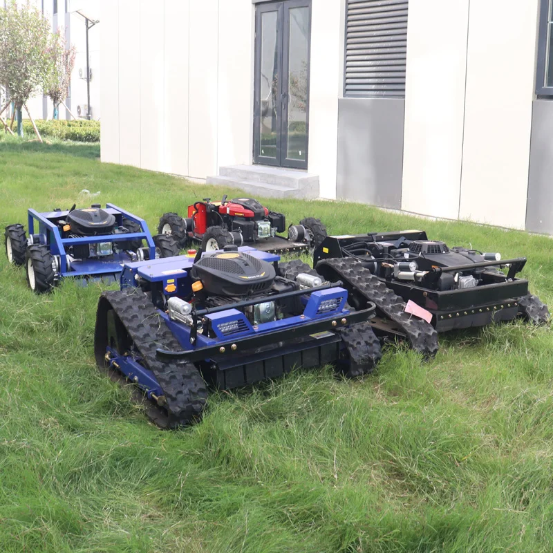 Free Shipping 1200mm CE EPA Engine All Terrain Grass Cutter Garden Agriculture Rubber Remote Control Robot Flail Lawn Mower