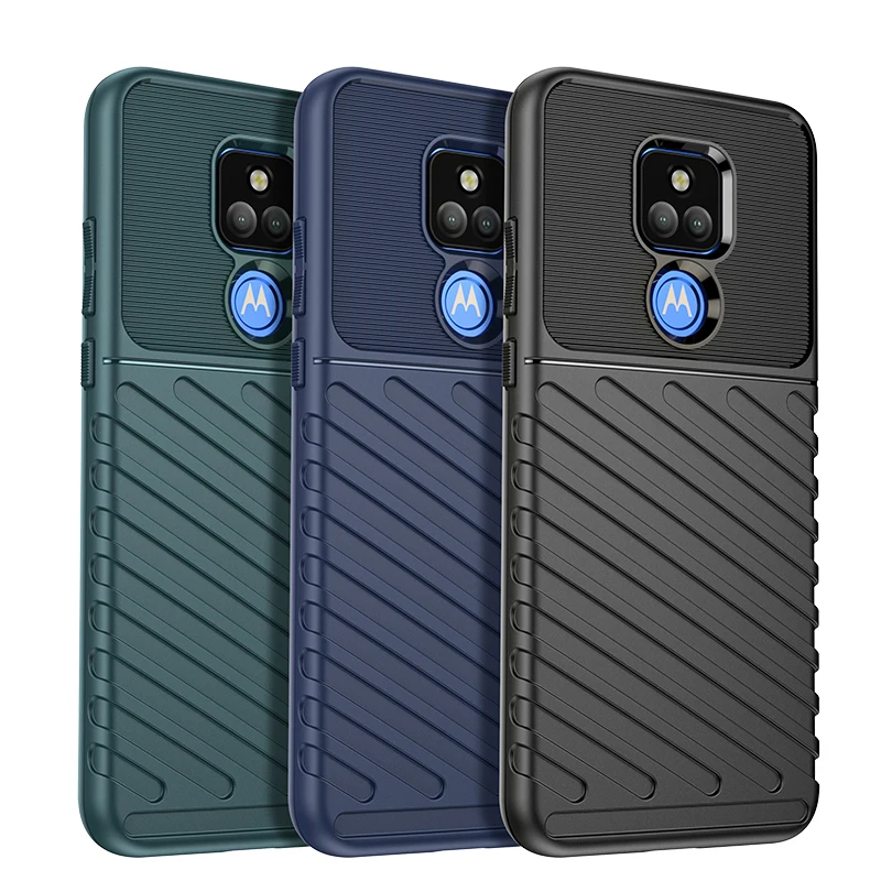 Rugged Shield Shockproof TPU Mobile Back Cover for Motorola G Play 2021