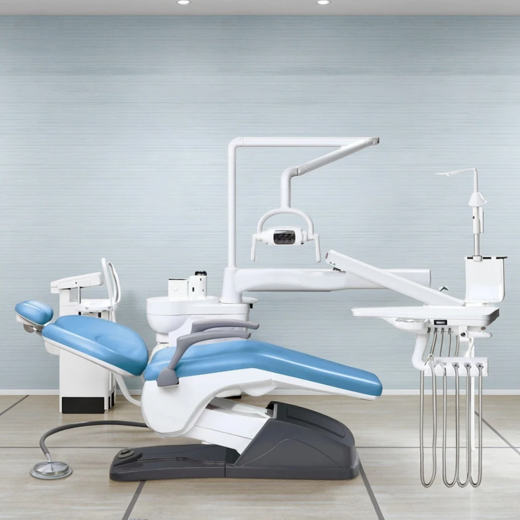 MECANMED Guangzhou Factory High Quality Fully Automatic Metal Electric Dental Equipment Dental Unit Chair