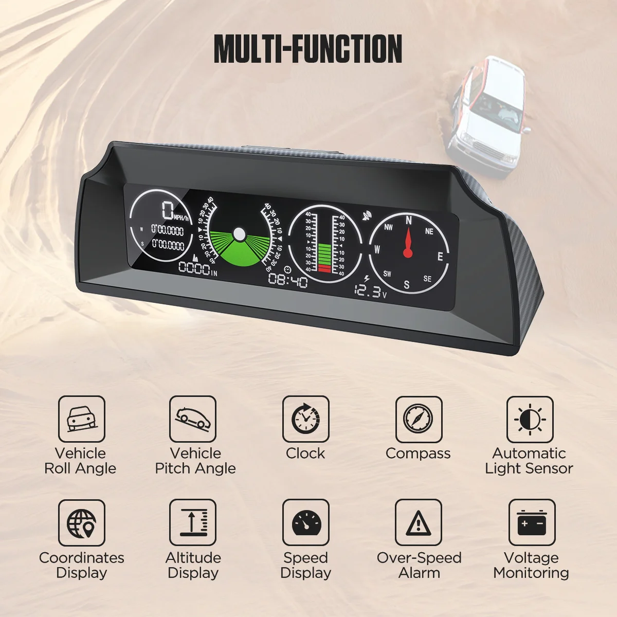 Автомобильный компас Autool X90, автомобильный компас HUD, угол наклона,  широту, долготу, GPS, превышение скорости, умный GPS-измеритель наклона|  Alibaba.com