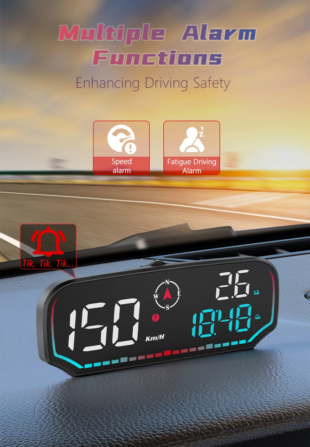 WiiYii 2025 G14 Model New Universal Auto Meter GPS Speedometer and HUD ...