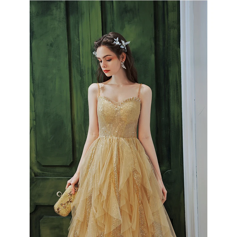 Alibaba.com: Beautyloves B0167 Tulle Crystal Beaded Prom Dress, Sleeveless  A-Line, Floor-Length design. Order in-stock items with a 7-day sample lead  time for your business needs.