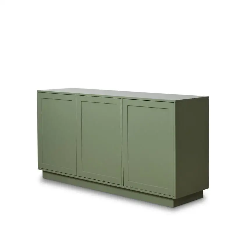 Luxury kitchen living room Sage Green wooden sideboard cabinet buffet ...