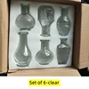 Set of 6-clear