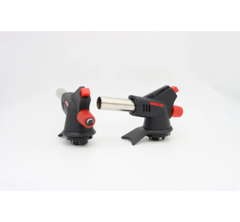 Torch Lighter Spray Gun Butane Two Flame Smoking Cigar Lighters Metal Torch Flame  Jet Flame Torch Lighter