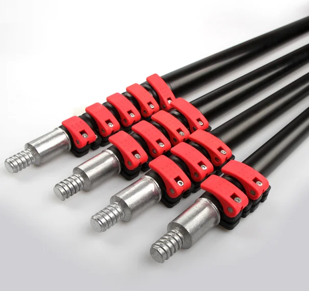 Aluminum Telescopic Pole With Spring Button Lock Aluminum Telescopic