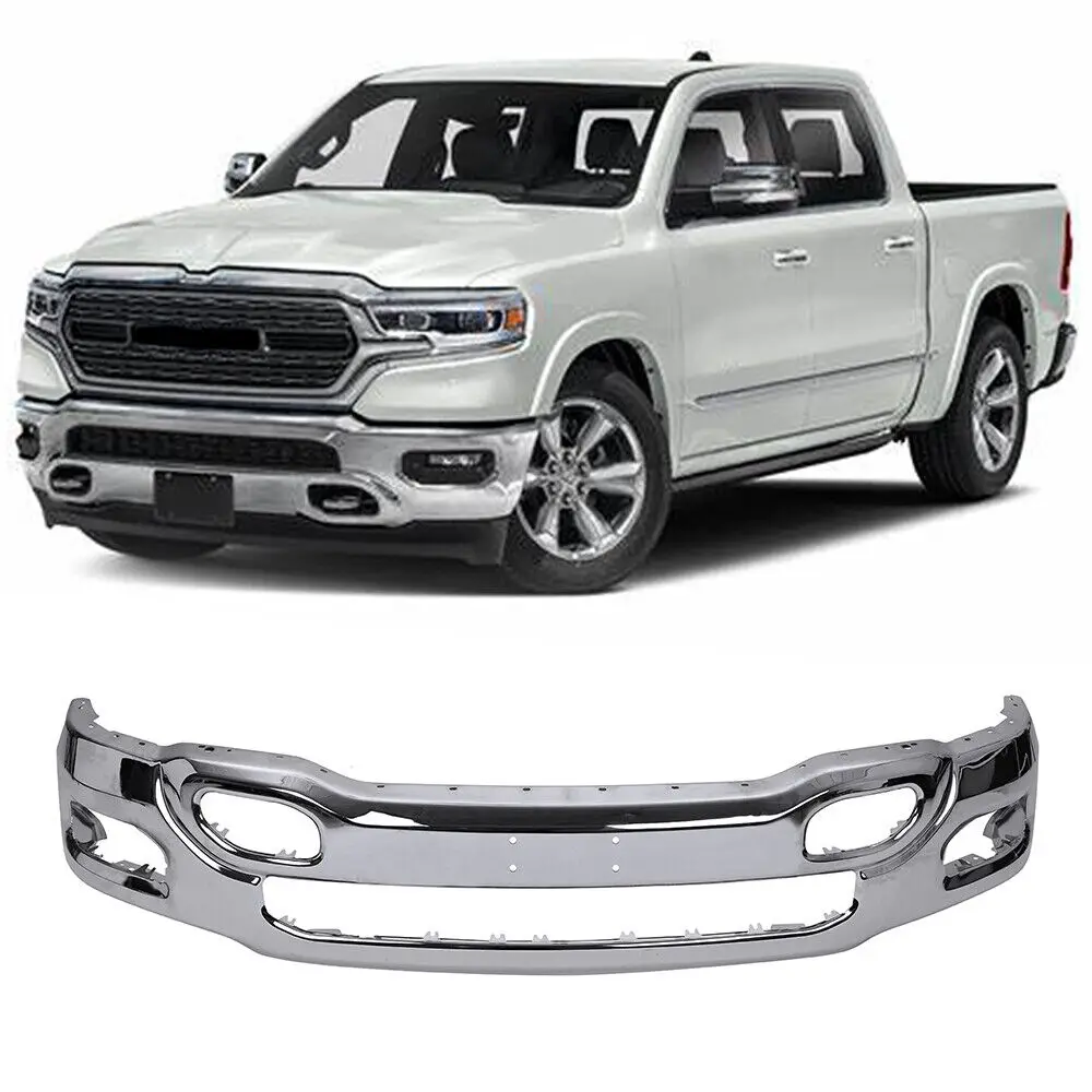 auto car body front bumper cover chrome bar frame for dodge Ram 1500 2019 2020 2021 2022 5ZB88SZ0AB