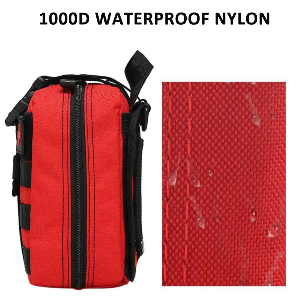 2022 Upgrade Laser Cut Molle Medical First Aid Kit Pouch Bag Outdoor