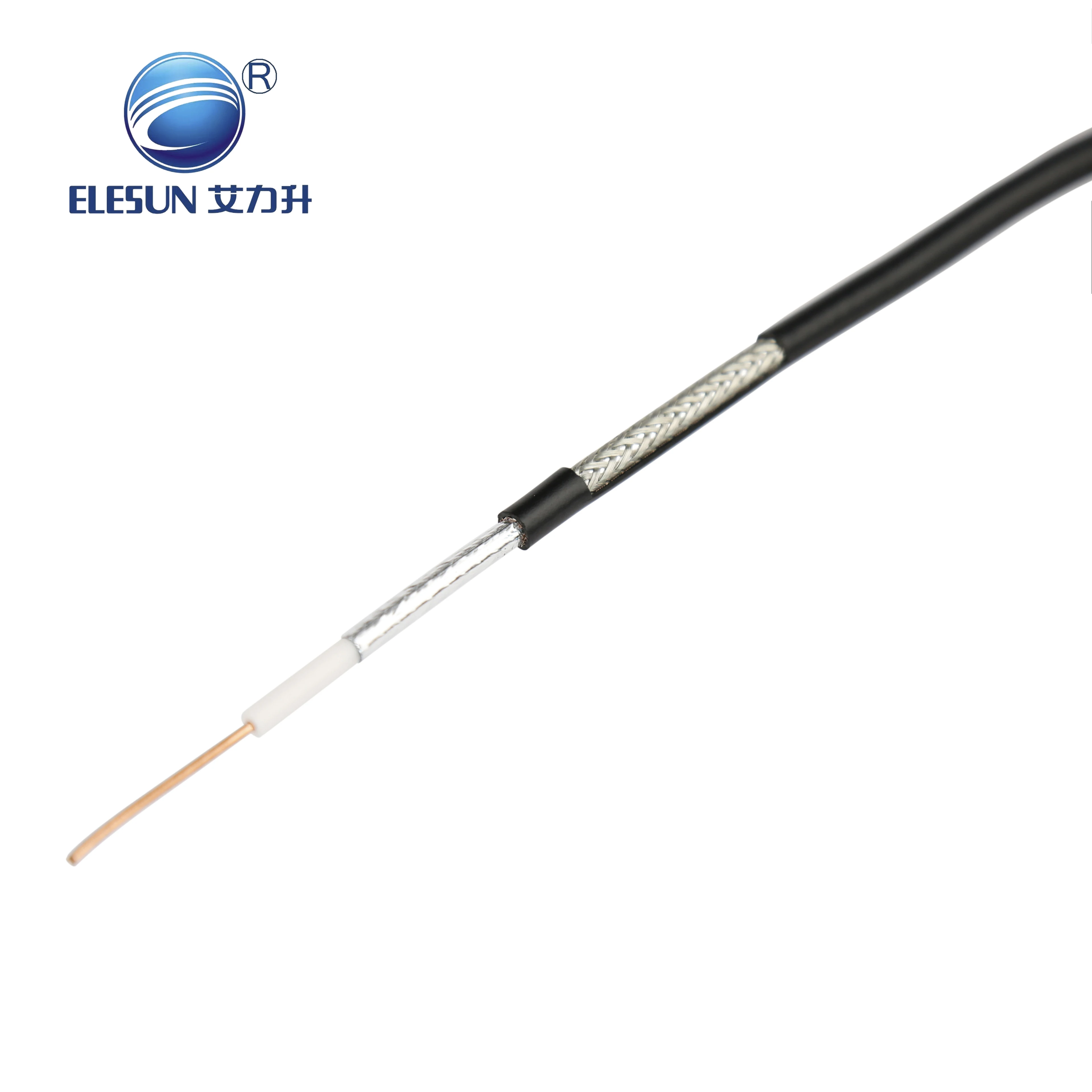 Cabo coaxial RF ALSR50 de baixa perda de alto desempenho 100ohm por atacado de fábrica para antena