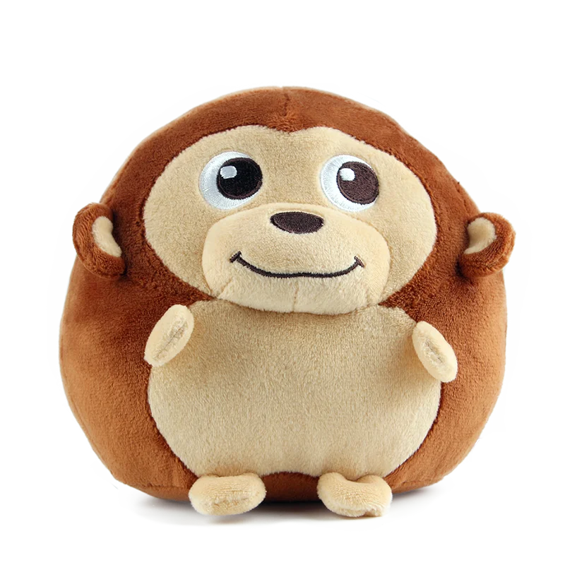 round monkey plush