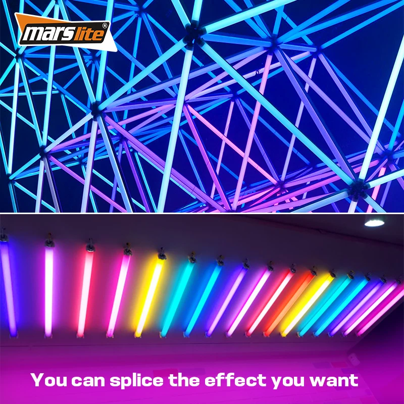 カスタムLEDネオンチューブ0.5m 1m 2m Dmx RGB LEDクラブライト