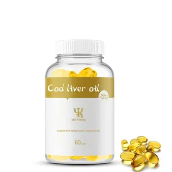 Custom good quality Cod Liver oil 1000mg softgels Maintain health regulate physical function softgel capsules