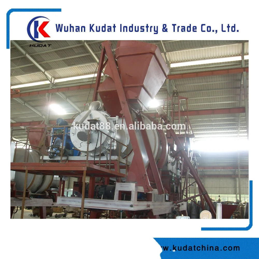 Mini Mobile Asphalt Batching Plant 10tons Per Hour