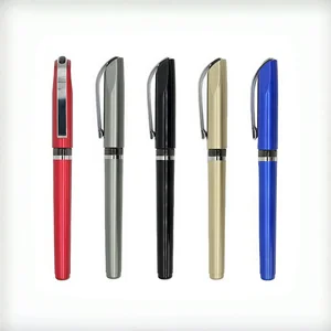 High-End Custom Logo Printed Black Ink Signature Gel Pen for Business Advertising Wholesale Manufacturer 0.5mm Writing Width