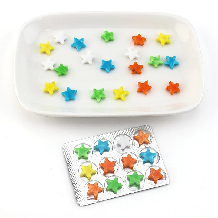 star pressed candy
