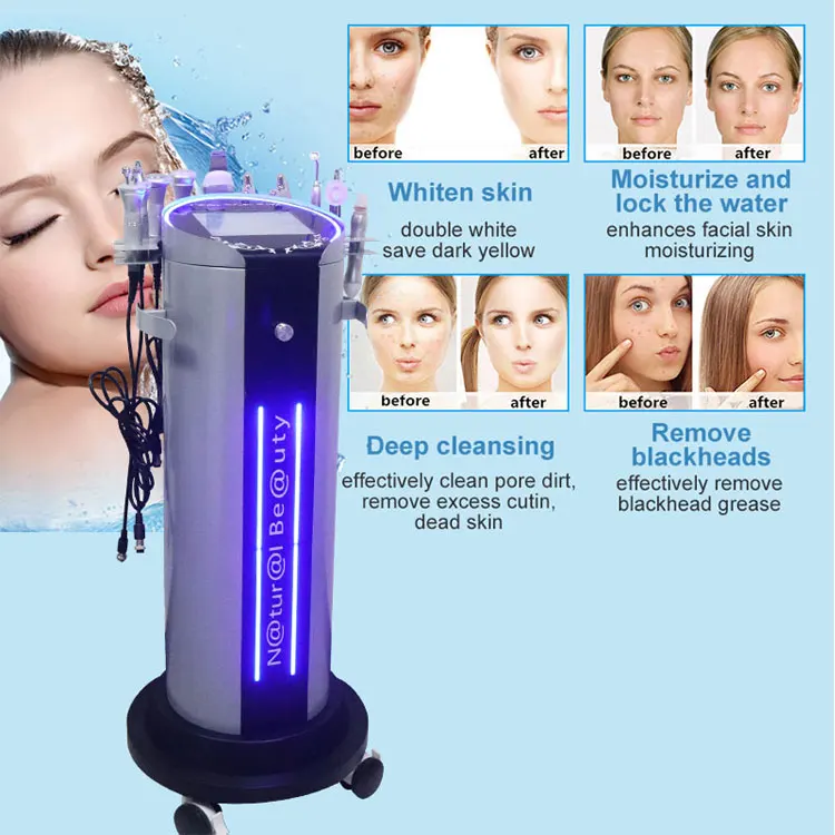 Vertical 9 In 1 Best Diamond Aqua Peeling Hydra Beauty Facial Dermabrasion Beauty Machine Buy
