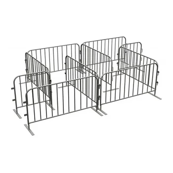 2024 Hot Selling High Quality Pedestrian Temporary Crowd Control Fence Crowd Control Barrier Portable Metal Barrier