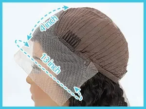 Parrucca Bob P4/27 Capelli Umani Ricci Pre-Spennati con Pizzo Frontale Biondo Miele Onda Corpo_voghion.com